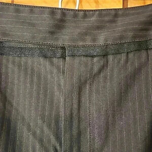 NIine West womens pants 16W slouchy pinstripe wideleg dressy business ca…